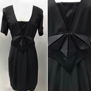 TEMPERLEY LONDON ✨ origami silk satin dress cocktail party (Uk 10 / US 6)